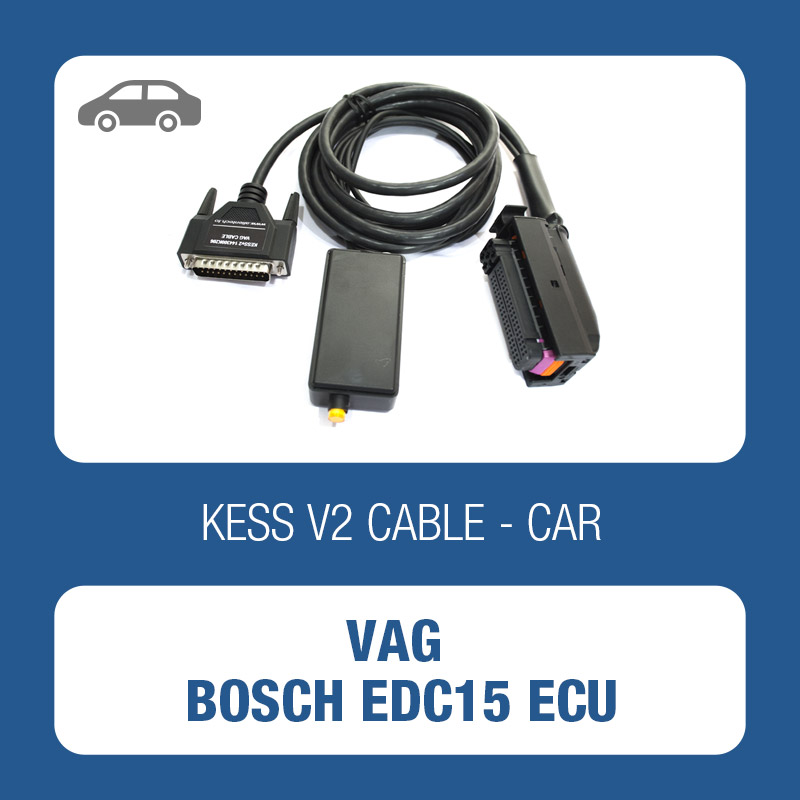KESSv2 ECU connector cable for VAG Bosch ECU EDC15 