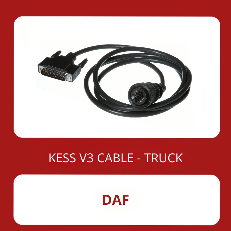 KESS3 DAF 16 pin round cable