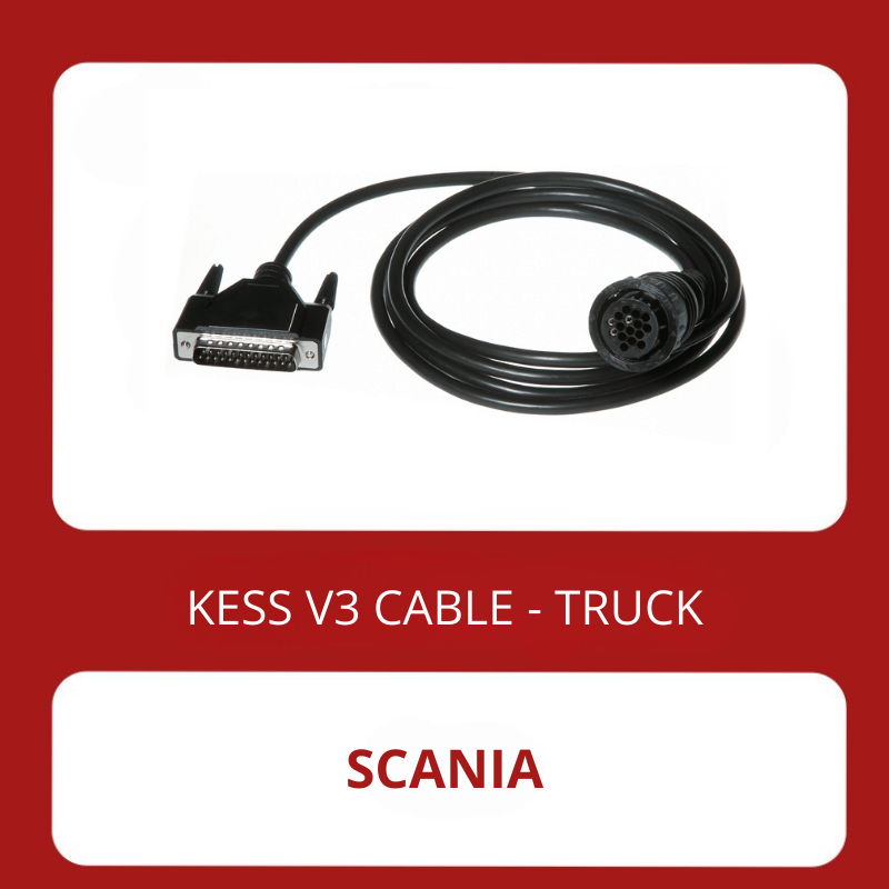 KESS3 Axle/Scania 16 pin diagnostic connector cable 