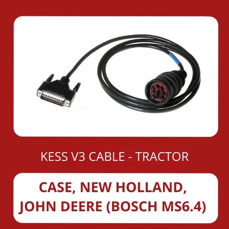 KESS3 CNH - CUMMINS - John Deere 9 pin round cable