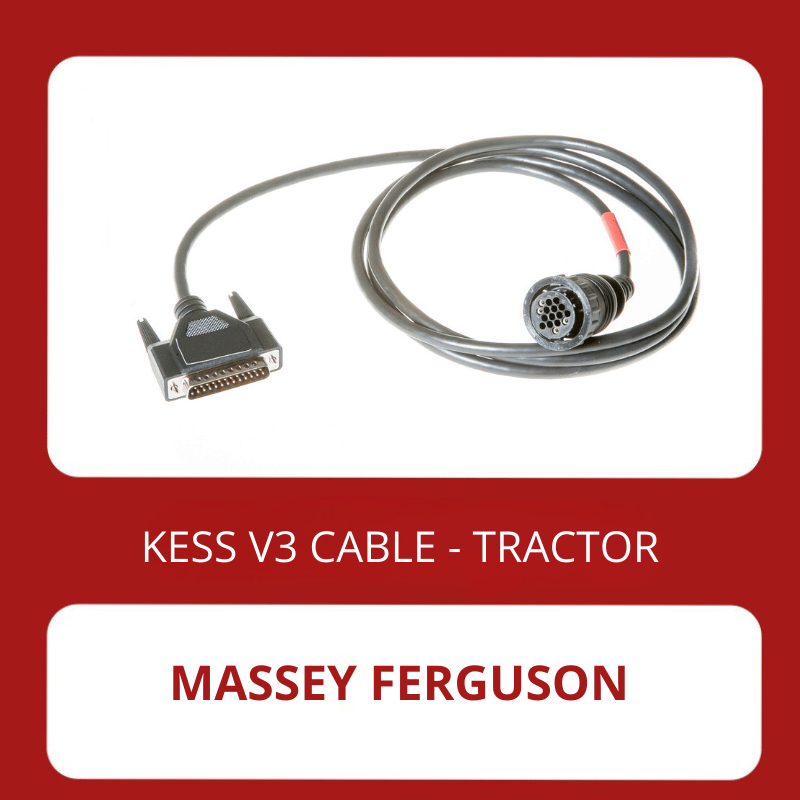 KESS3 Massey Ferguson 16 pin diagnostic connector cable 