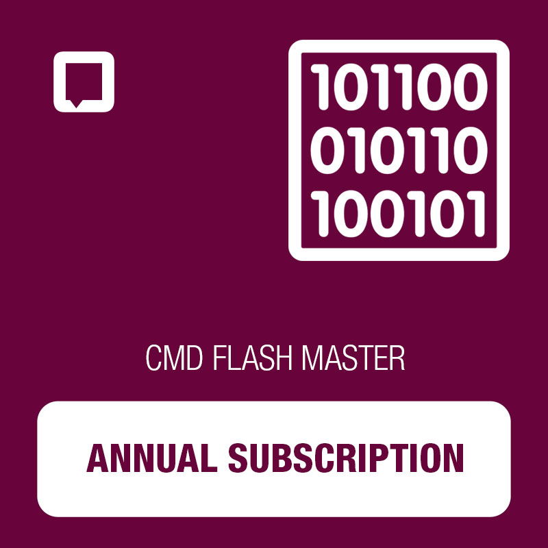 CMD Flash annual subscription MASTER