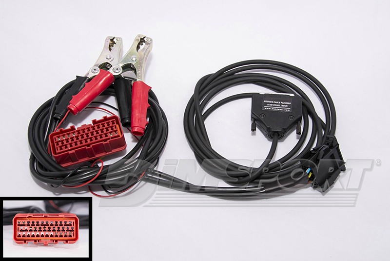 New Genius 8 pin Diagnostic Connector for Volvo Truck + Lucas ECU OBD2 connector 
