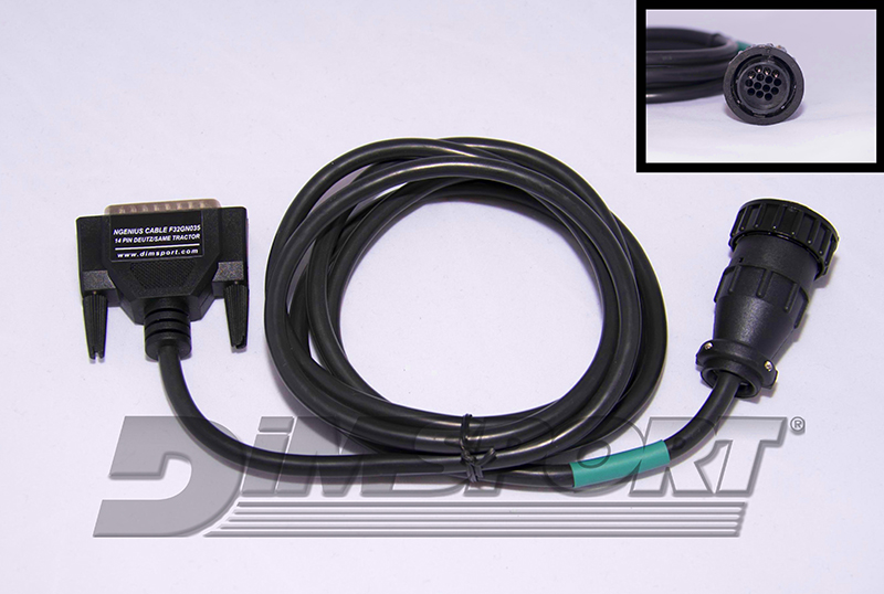 New Genius 14pin K-Line Diagnostic Connector for Deutz / Same 