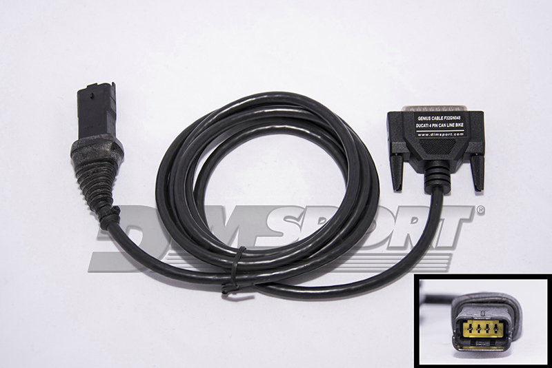 New Genius Ducati 4 pin M3C Connector Cable for Siemens/Melco Mitsubishi ECUs 