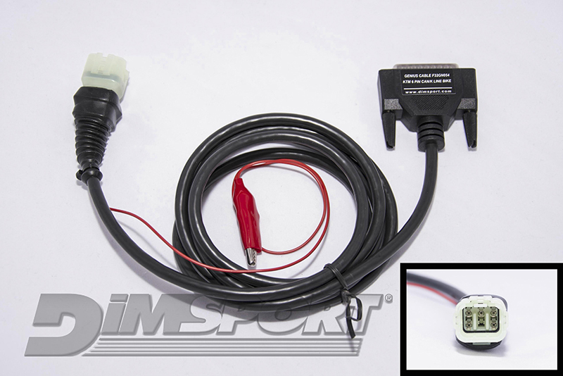 New Genius KTM 6 pin Connector Cable for Keihin ECUs 