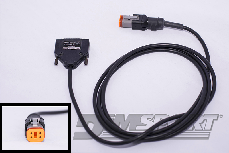 New Genius Harley Davidson 4 pin Connector Cable