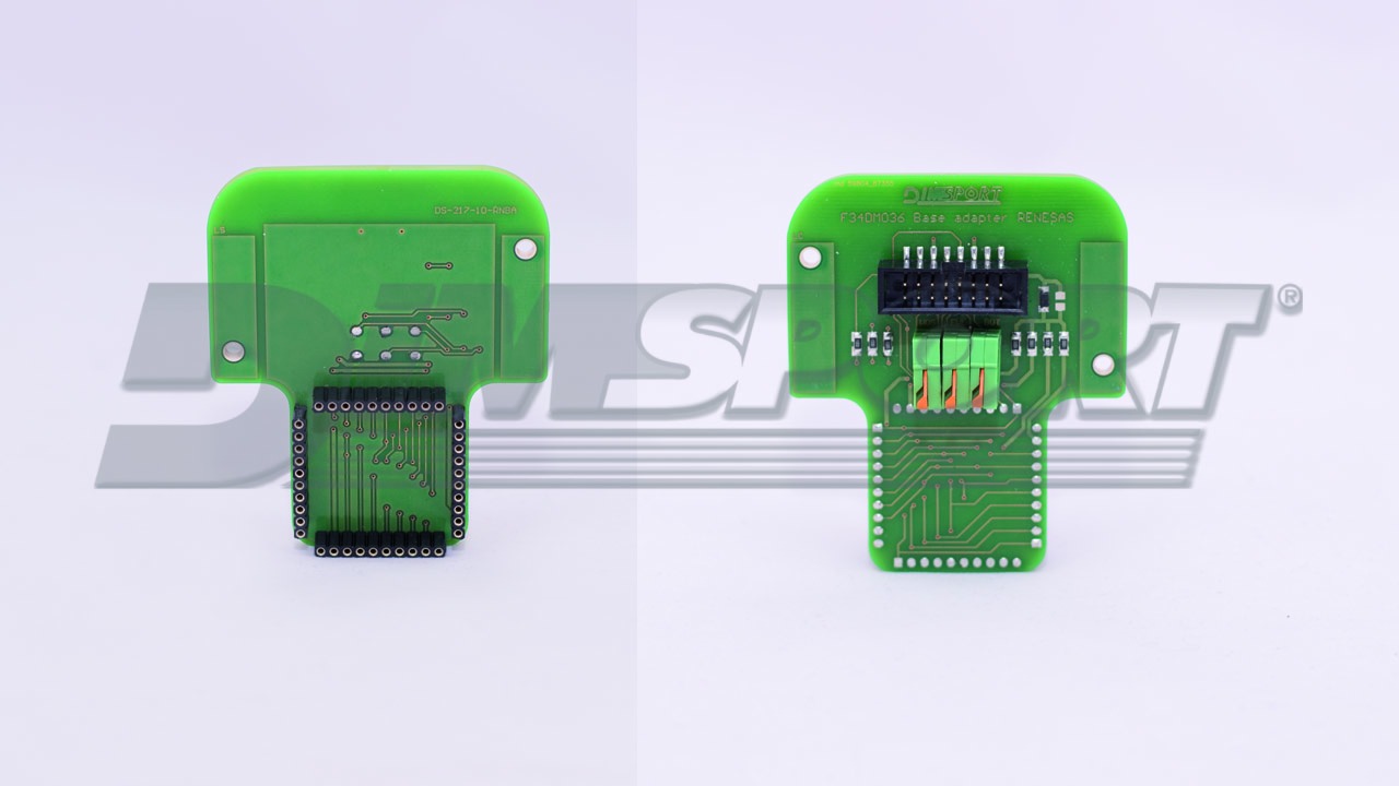 BASE BOARD FOR F34DM037 (SH725xxx-36 2.54) & F34DM038 (SH725xxx-26 1.27) TERMINAL AD.