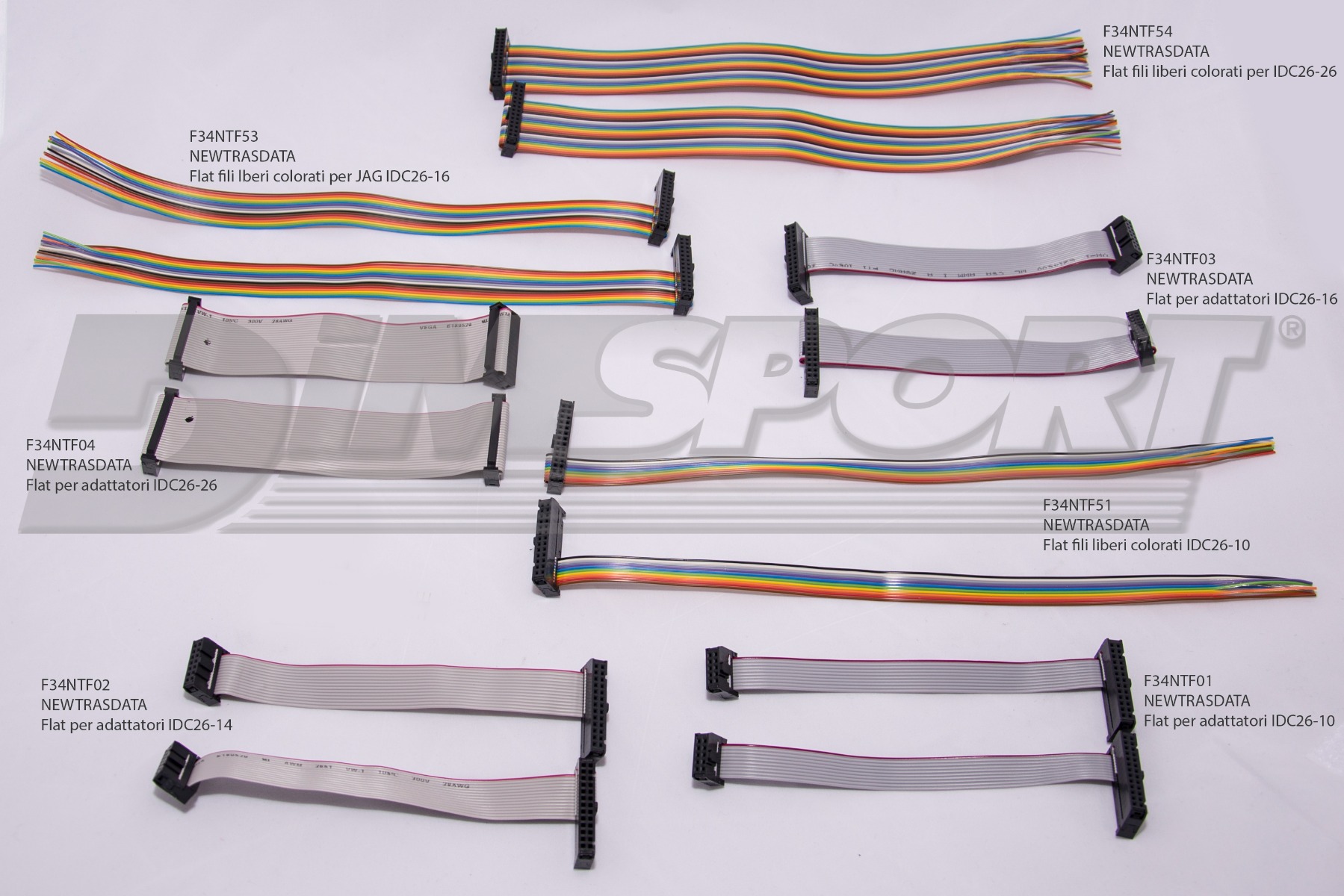 New Trasdata Spare Flat Cables Kit