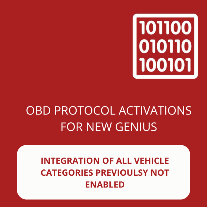 INTEGRATION OF ALL VEHICLE CATEGORIES PREVIOULSY NOT ENABLED