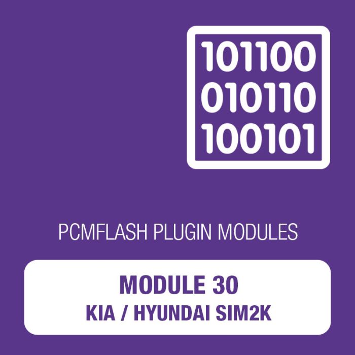 PCM Flash - Module 30 - Kia/Hyundai SIM2K (pcmflash_module30)