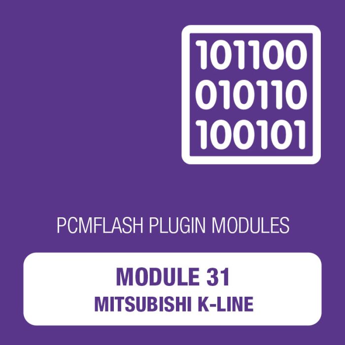 PCM Flash - Module 31 - Mitsubishi K-Line for PCM Flash (pcmflash_module31)