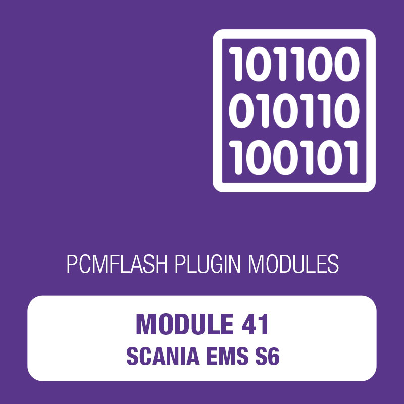 Module 41 - Scania EMS S6 for PCM Flash
